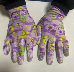 Рукавички робочі жіночі "Квіточка фіолетова"