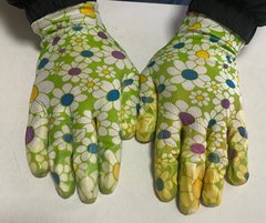 Перчатки рабочие женские "Цветочек ромашка"