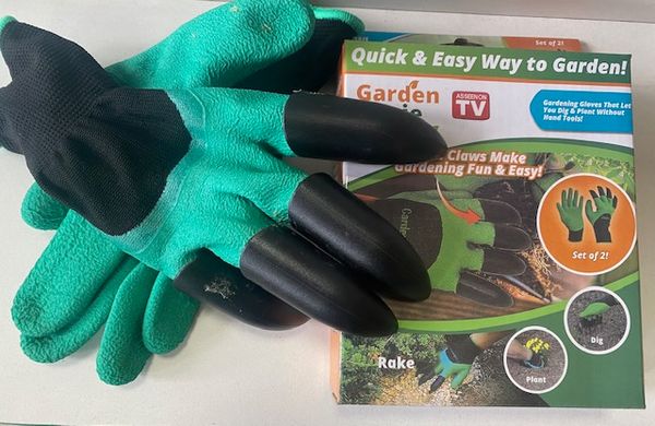 Садові рукавички Garden Genie Gloves з кігтями